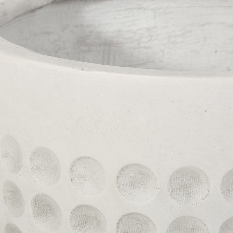 Morelos Outdoor Cast Stone Outdoor Planter by Christopher Knight Home