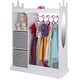 preview thumbnail 13 of 17, UTEX Kids Dress up Storage with Mirror and Storage Bin,Kids Armoire Dresser,Costume Closet,Pretend Storage Closet for Kids