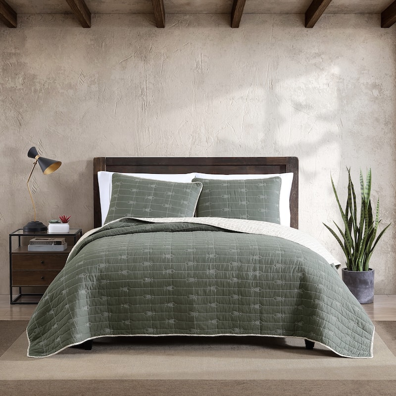 Eddie Bauer Troutdale Cotton Reversible Quilt Set