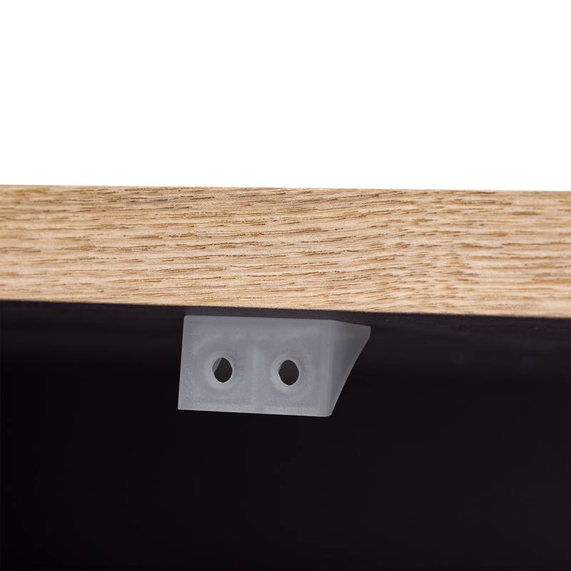 Kitchen Island with Drop Leaf and Towel Rack