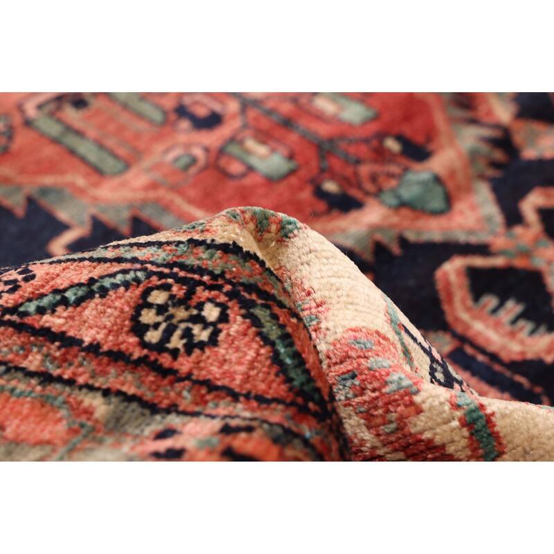 ECARPETGALLERY Hand-knotted Anadol Dark Navy Wool Rug - 4'9 x 9'8