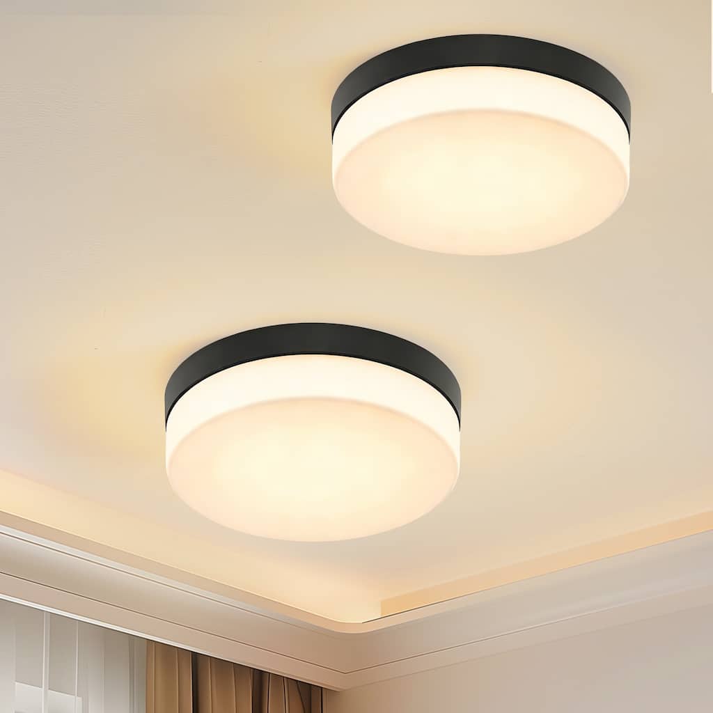 36W Dimmable LED Ceiling Light, 5-Color Temperatures, Flush Mount for Living Room, Bedroom & Hallway