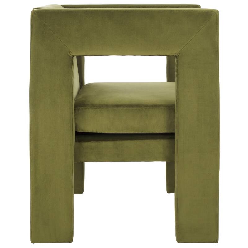 SAFAVIEH Noreena Cut Out Accent Chair - W26" x D24" x H30" - 26Wx24Dx30H