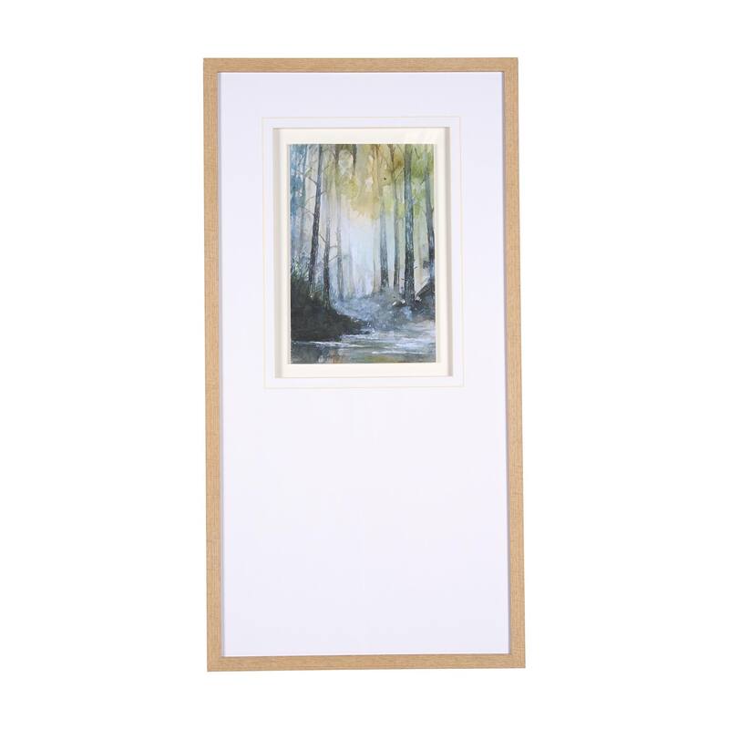 Spring Light I by Mercana Studio a Hand Embelished Textured Framed Art Print Matted under Glass