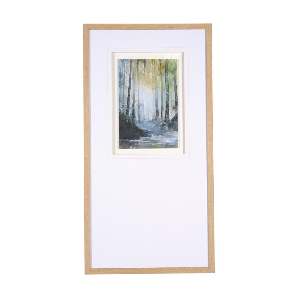 Spring Light I by Mercana Studio a Hand Embelished Textured Framed Art Print Matted under Glass