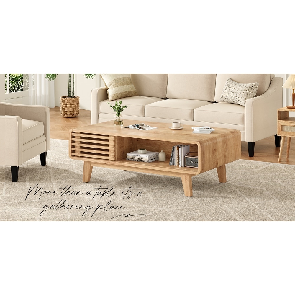 Coffee Table, Living Room Tables, Table with Storage, Wood Coffee Table