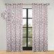 preview thumbnail 97 of 124, Superior Leaves Machine Washable Room Darkening Grommet Blackout Curtains, Set of 2 52" x 120" - Champagne