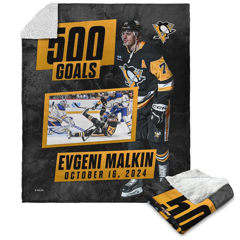 NHL Player Silk Touch Sherpa Throw Blanket