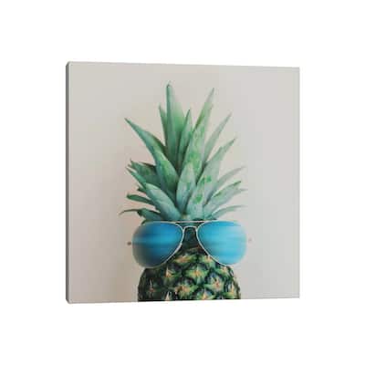 iCanvas "Pineapple In Paradise" by Chelsea Victoria Canvas Print