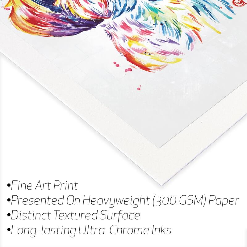 Kiki The Shih Tzu Fine Art Paper Print by Lisa Whitehouse - Multi - 32x24