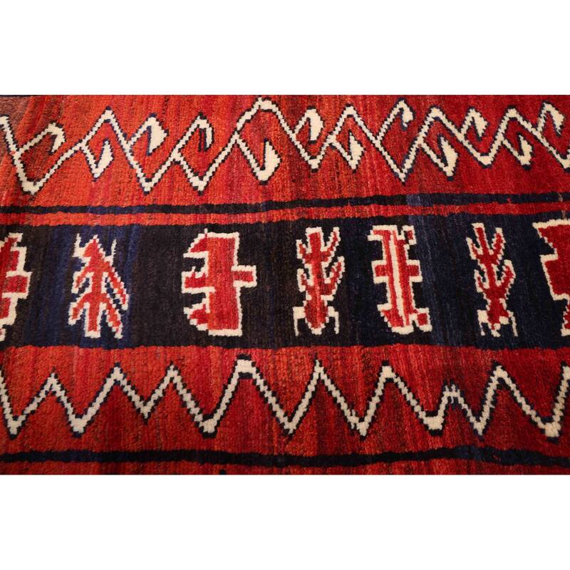 ECARPETGALLERY Hand-knotted Melis Red Wool Rug - 5'3 x 6'6