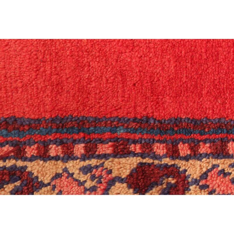 ECARPETGALLERY Hand-knotted Melis Vintage Light Red Wool Rug - 3'5 x 6'7