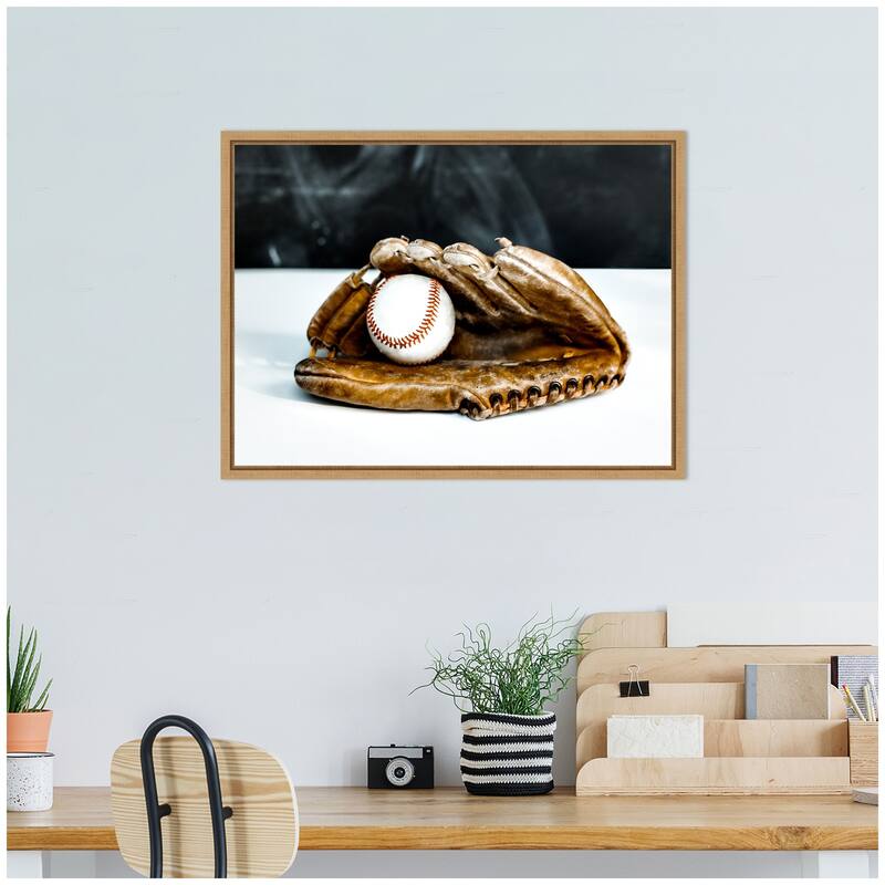Kate and Laurel Sylvie Ace Framed Canvas by Alicia Abla