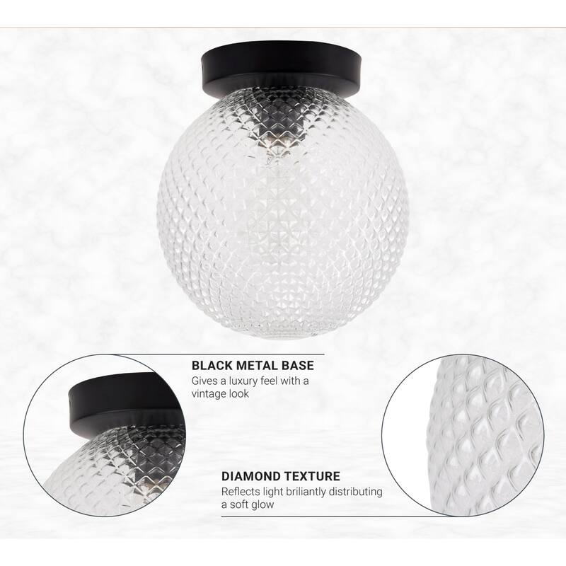 Kenroy Home Prismatic 1-Light Flush Mount