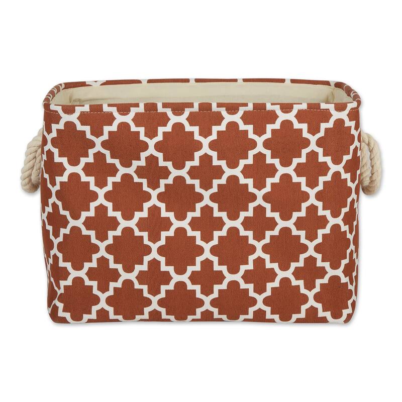 DII Lattice Decorative Storage Bin