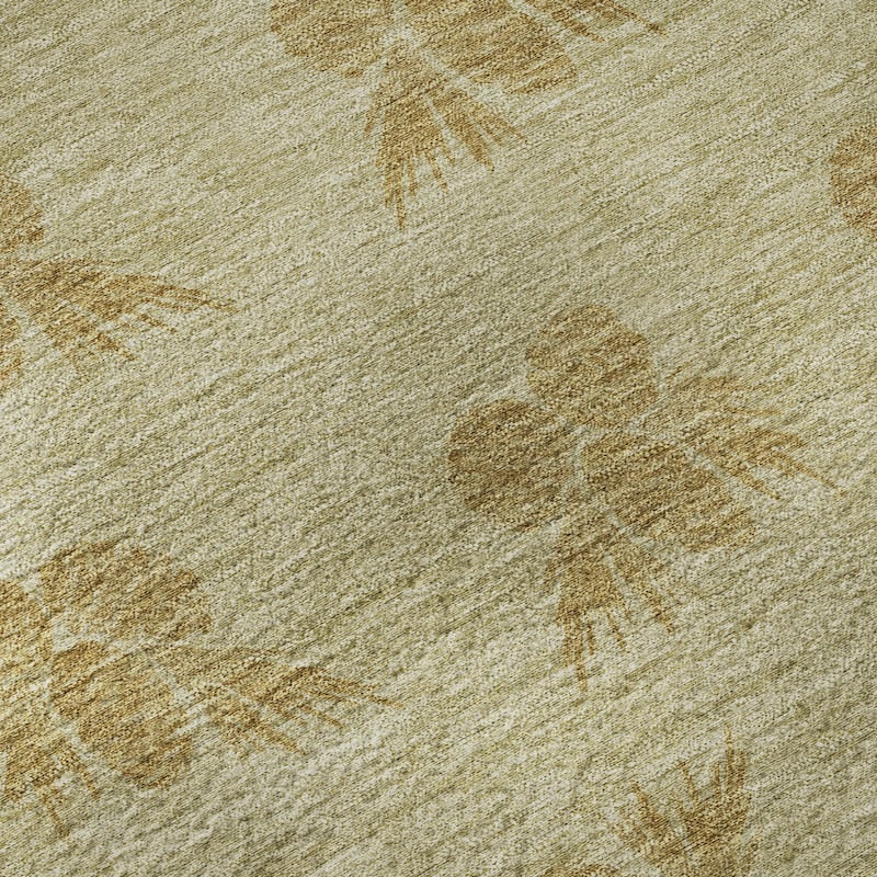 Premium Washable Super Soft Bear Moose Border Mayfield Rug