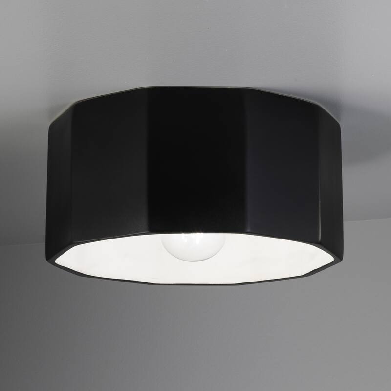 Justice Design Group Radiance Outdoor Deca Ceramic Flush-Mount Light