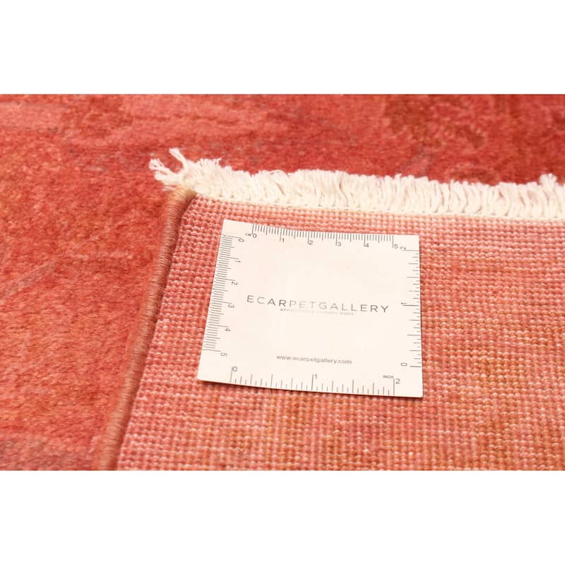 ECARPETGALLERY Hand-knotted Vibrance Copper Wool Rug - 2'7 x 13'11