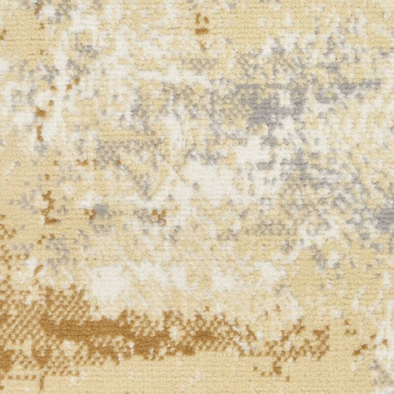 Power Loomed Abstract Modern Area Rug - 90' X '27' X '0.5