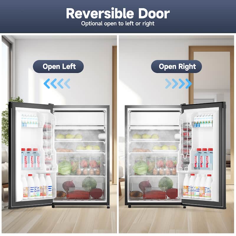 4.3 Cu.Ft Mini Fridge with Freezer