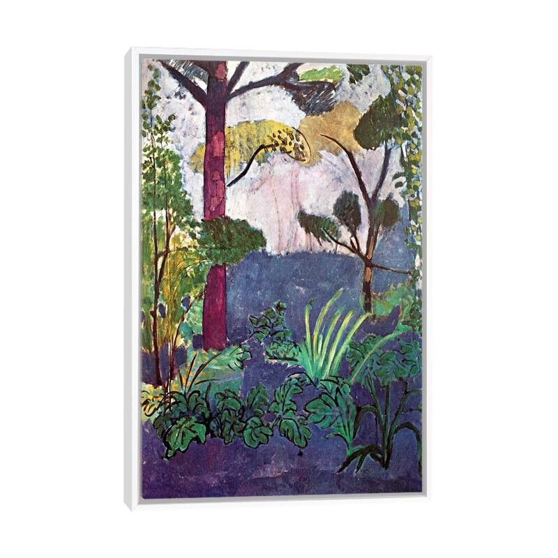 iCanvas "Moroccan Landscape (1913)" by Henri Matisse Framed Canvas Print - White - 26x18