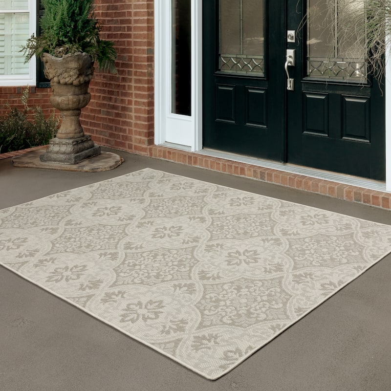 Vista Home Palmetto Moroccan Trellis Indoor/ Outdoor Area Rug