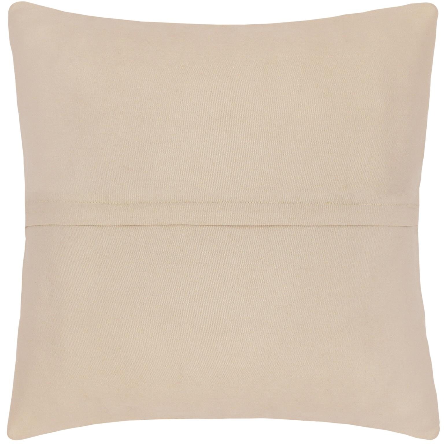 Bauhaus Heath Hand Woven Turkish Kilim Throw Pillow 18 in. x 18 in