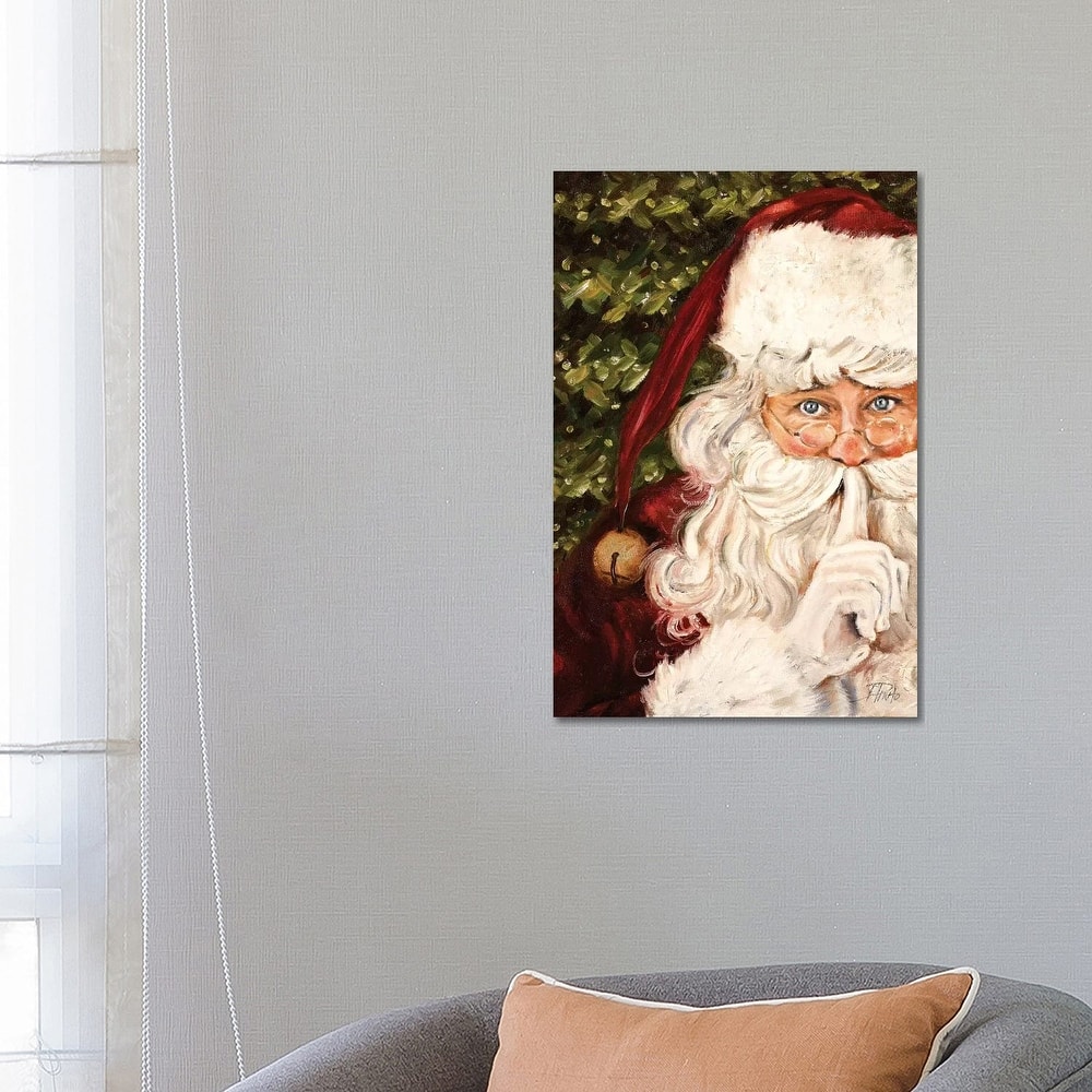 iCanvas "Secret Santa" by Patricia Pinto Canvas Print