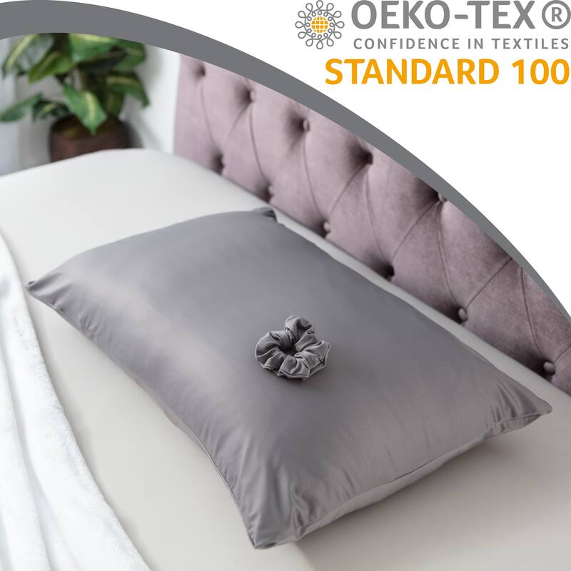Beauty Pillow Cover Keeps Hair Tangle Free and Bonus Matched Scrunchie