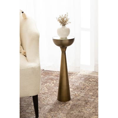 Kate and Laurel Chandon Mirrored Drink Table