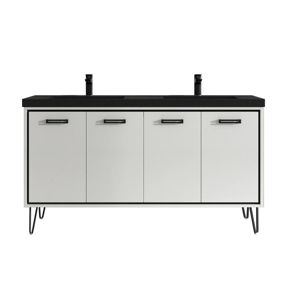 Mitchell 60" Double Bathroom Vanity Set