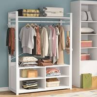 https://ak1.ostkcdn.com/images/products/is/images/direct/7564cbeced17dfc1f1fc574eb8b1575b92189021/Free-standing-Closet-Clothing-Rack%2C-Metal-Closet-Organizer-System-with-Shelves.jpg?imwidth=200&impolicy=medium