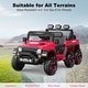 preview thumbnail 5 of 29, Ride on Car with 6 EVA Wheels&4WD, 24V Battery Powered Electric Car for Ages 3-6 Kids