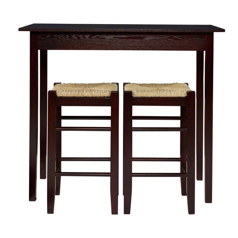 Linon Linaria Espresso 3-piece Dinette Set