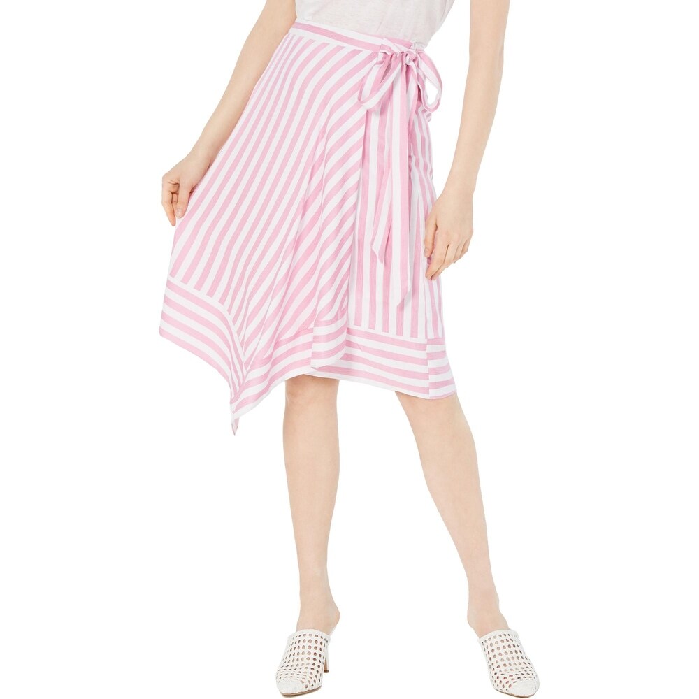 lucy paris rainbow pleated midi skirt