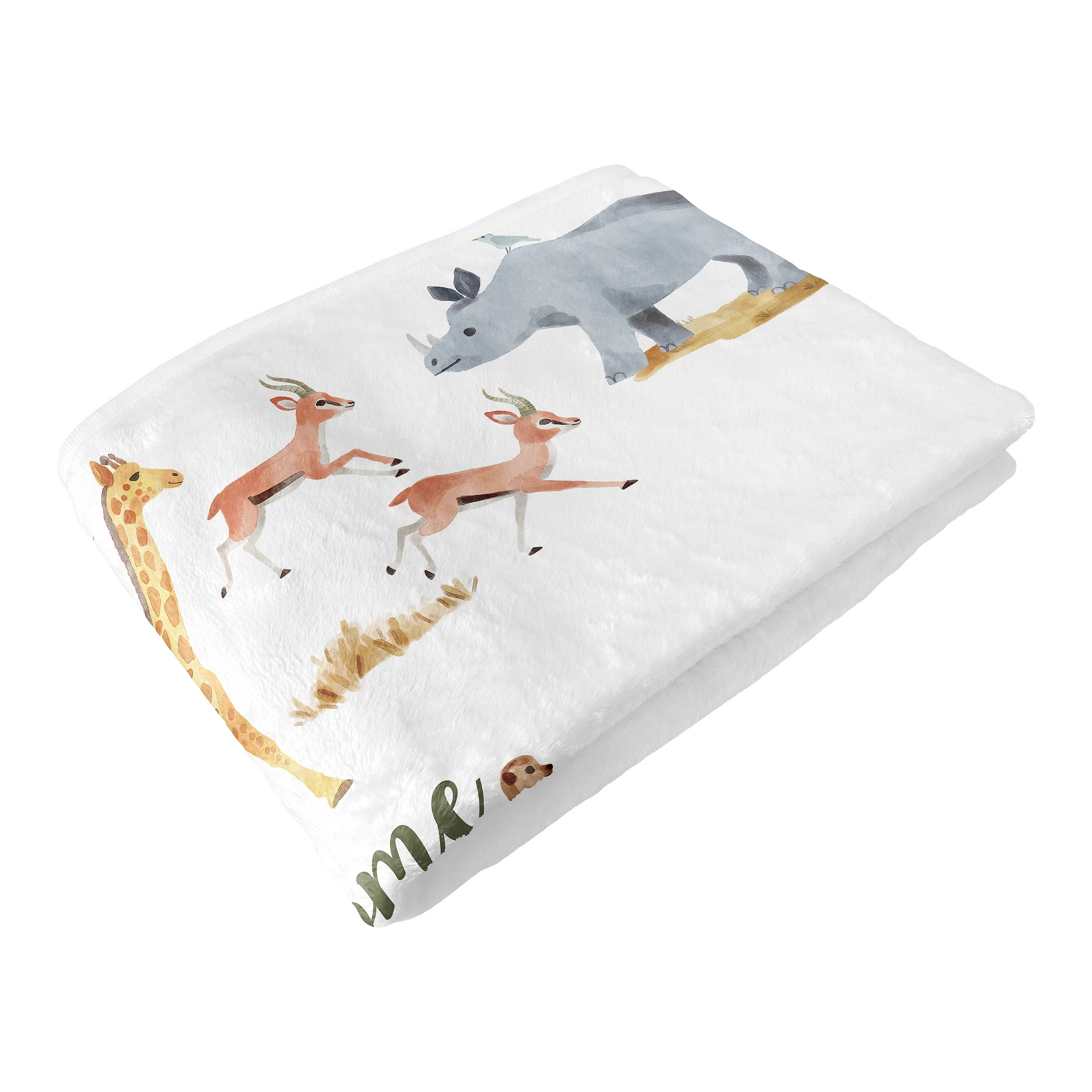 Sweet Jojo Designs Jungle Animals Milestone Blanket Monthly Newborn First Year Growth Mat Baby Shower Memory Hunter Green Yellow Grey Black White