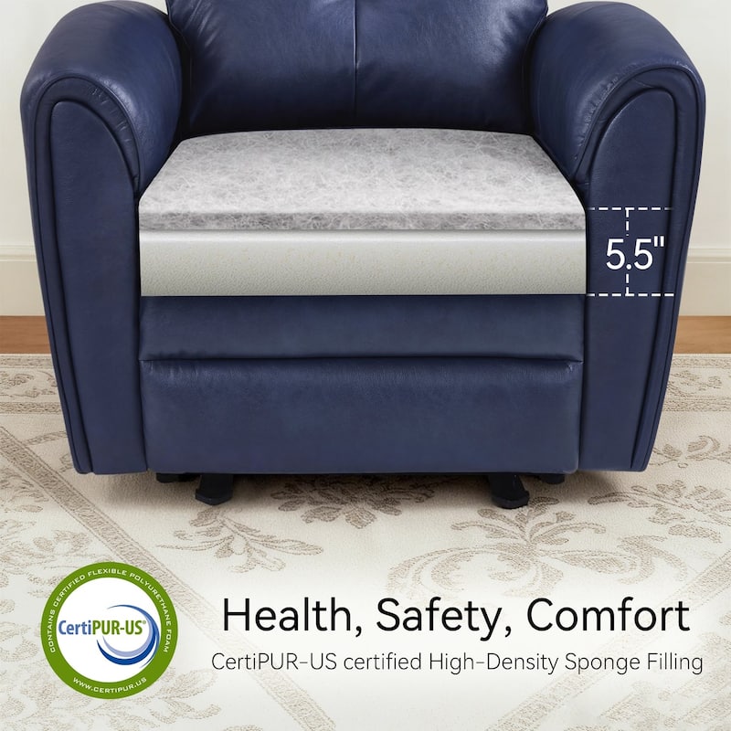 MCombo Power Small Recliners, Modern Zero Wall Hugger Recliners Chair with Lumbar Support, USB and Charging Ports, FSC Certified