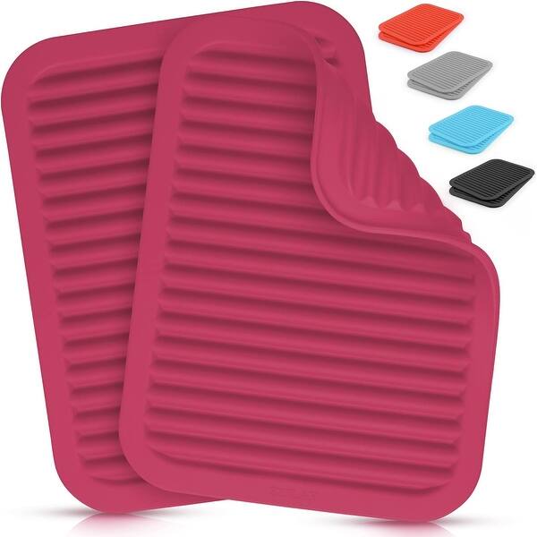 Zulay Kitchen Silicone Trivets for Hot Pots and Pans 2 Pack On Sale Bed Bath & Beyond 39047150