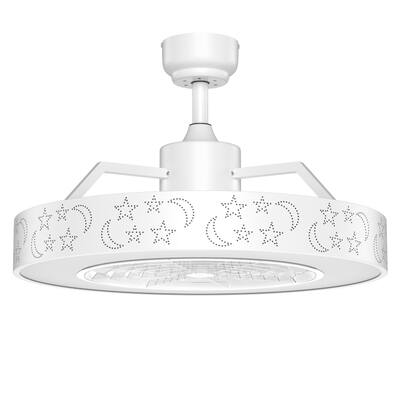 23 Inch Ceiling Fan with LED Light and Remote Control
