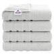 preview thumbnail 53 of 148, American Soft Linen 100% Cotton Turkish Bath Towels Large, 4 Pack Luxury Hotel Spa Quality Turkish Bath Towels Bathroom Sets Silver Gray