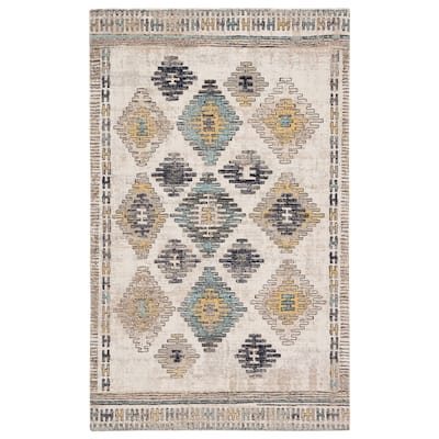 Dez Indoor and Outdoor Tribal Area Rug