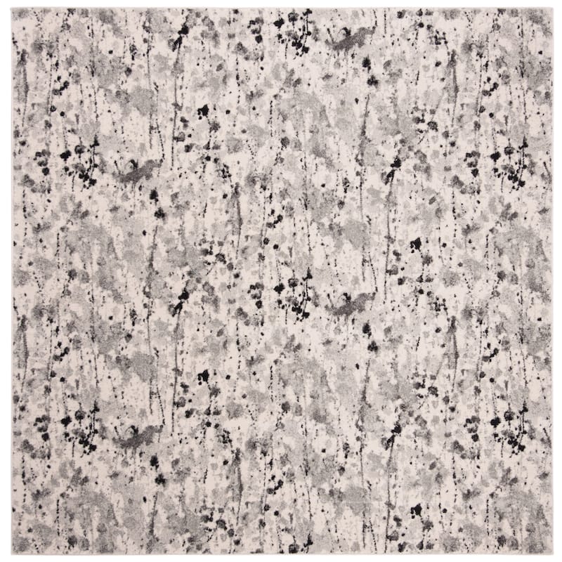 SAFAVIEH Evoke Hallbjorg Vintage Boho Rug - 6'7" Square - Ivory/Grey