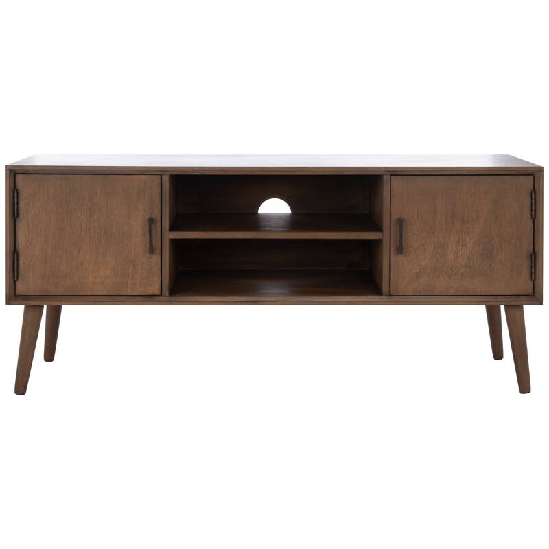 SAFAVIEH Sorrel Mid-Century 47-inch Storage Media TV Stand - 47.3" W x 15.8" L x 20" H