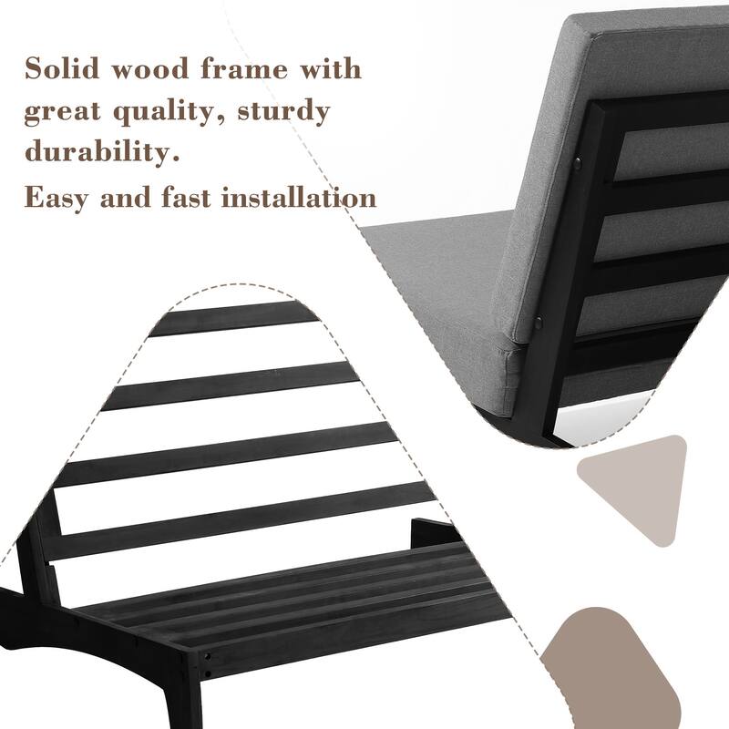 4 Set Outdoor Patio Teak Wood Club Chairs Loveseat with Coffee Table