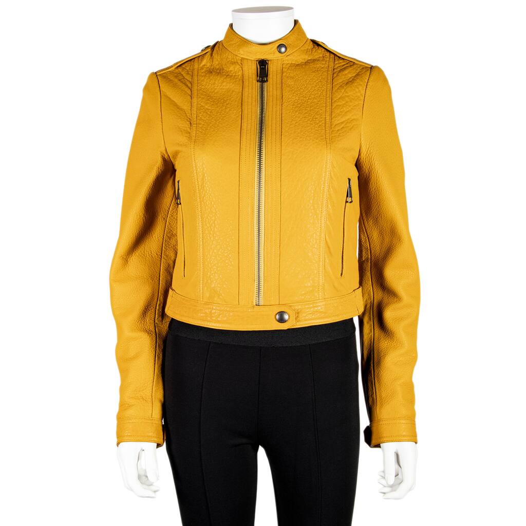 Burberry Leather Moto Jacket