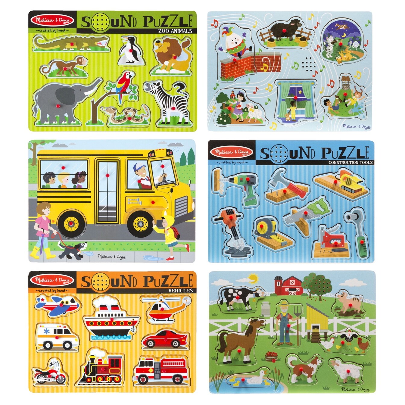melissa and doug sound puzzle zoo animals