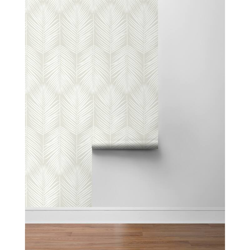 Seabrook Designs Athena Palm Non-Woven Unpasted Wallpaper