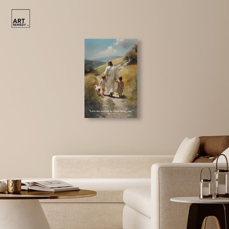 As I Have Loved You Canvas by Art Remedy, Gallery Wrapped
