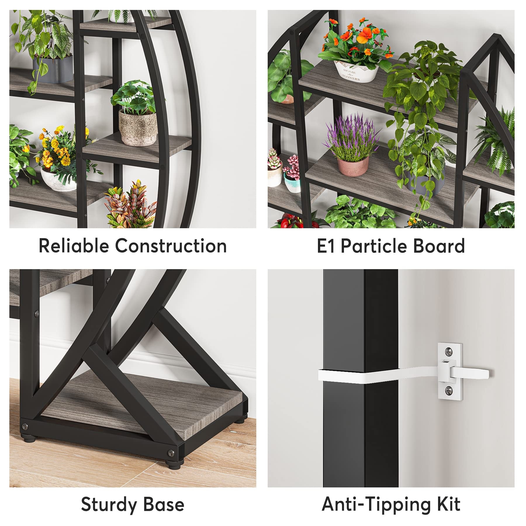 Flower Pot Holder, Ring Wall Mounted Plant Stand Rack for Home - White -  Bed Bath & Beyond - 36073993