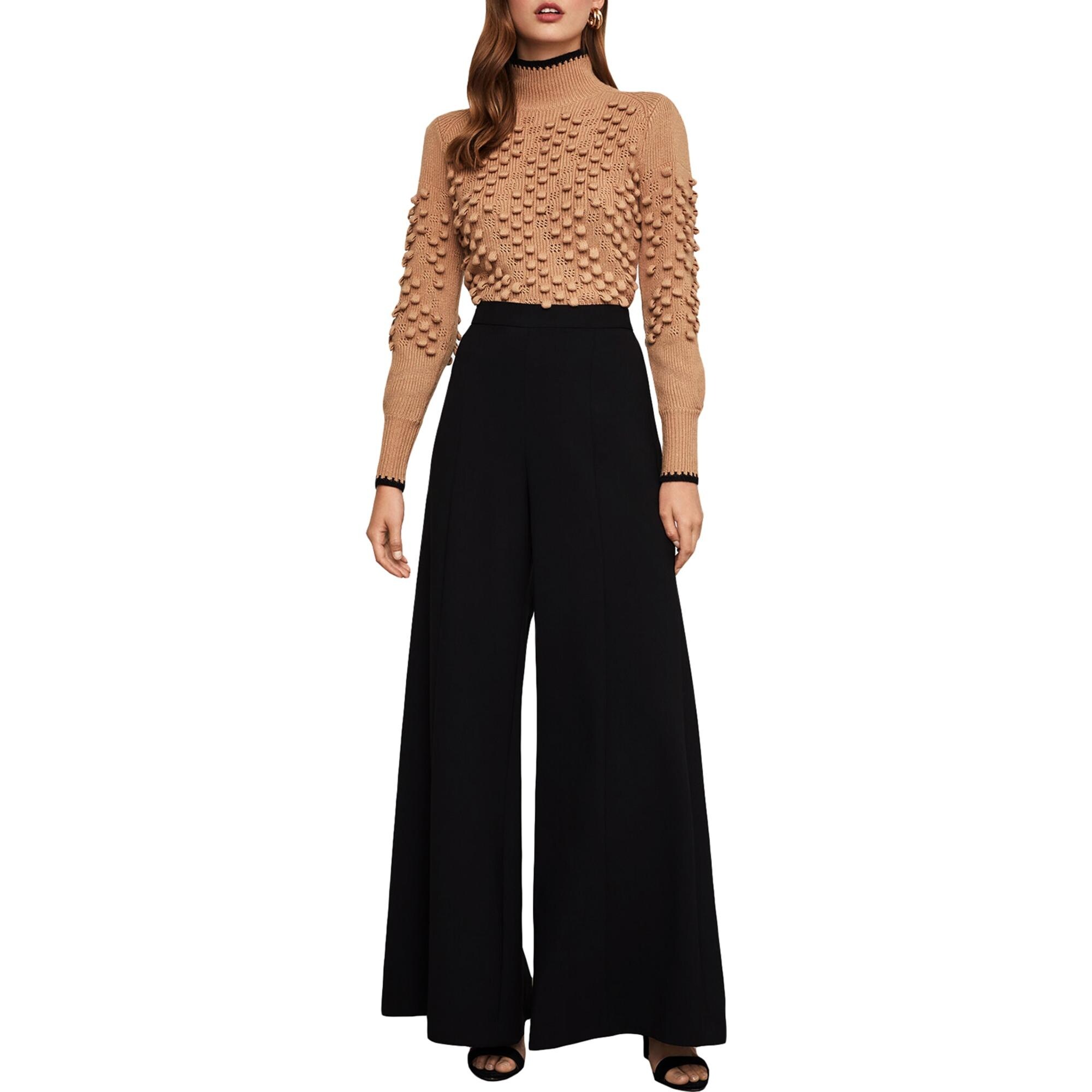 Bcbgmaxazria Womens Palazzo Pants Crepe Wide Leg Overstock 29010011 Make room in your closets: bcbgmaxazria womens palazzo pants crepe wide leg